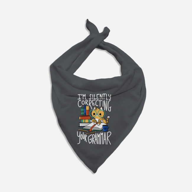 Grammar Cat-dog bandana pet collar-TaylorRoss1