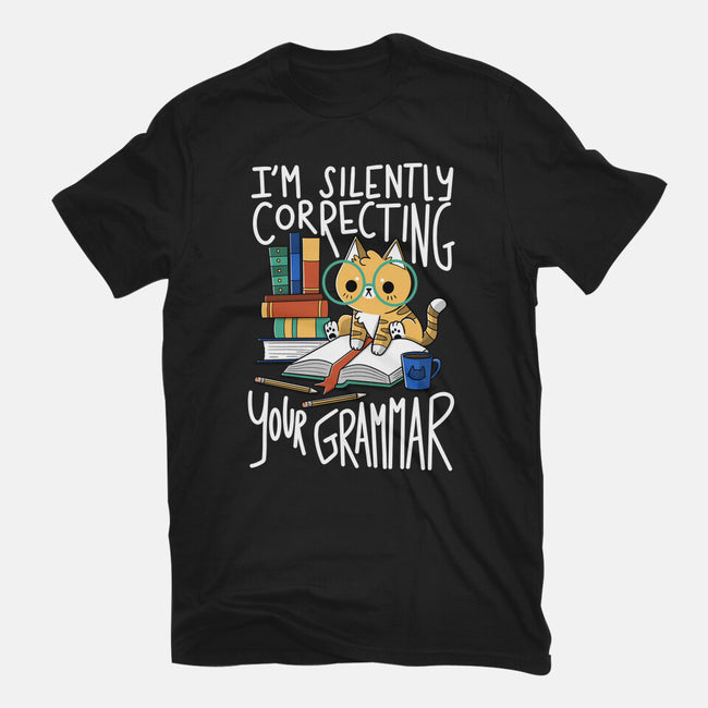 Grammar Cat-youth basic tee-TaylorRoss1