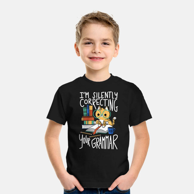 Grammar Cat-youth basic tee-TaylorRoss1