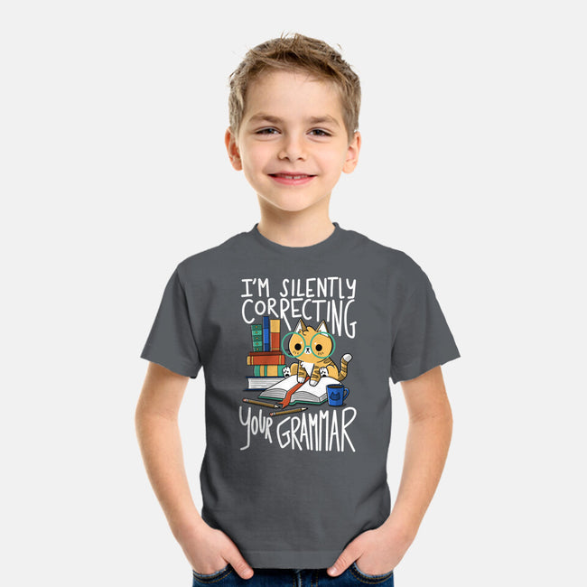 Grammar Cat-youth basic tee-TaylorRoss1