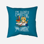 Grammar Cat-none removable cover throw pillow-TaylorRoss1