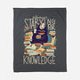 Book Eater-none fleece blanket-TaylorRoss1