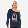 Book Eater-womens off shoulder sweatshirt-TaylorRoss1