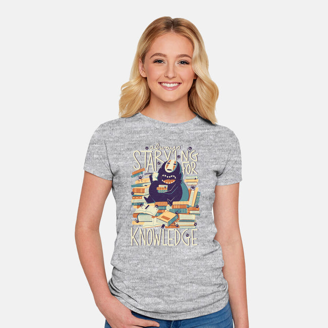 Book Eater-womens fitted tee-TaylorRoss1