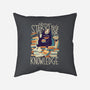 Book Eater-none removable cover w insert throw pillow-TaylorRoss1