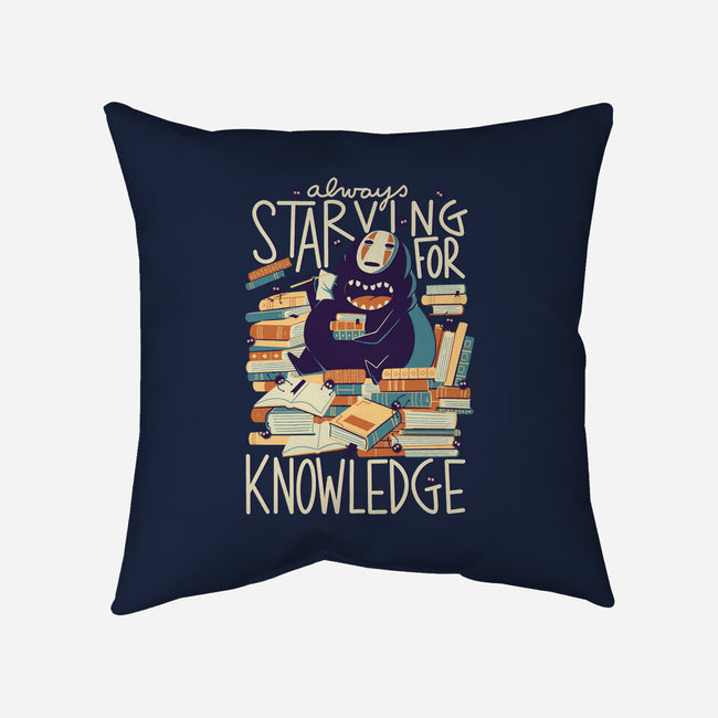 Book Eater-none removable cover w insert throw pillow-TaylorRoss1