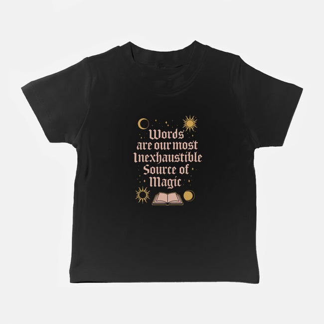 Source Of Magic-baby basic tee-Thiago Correa