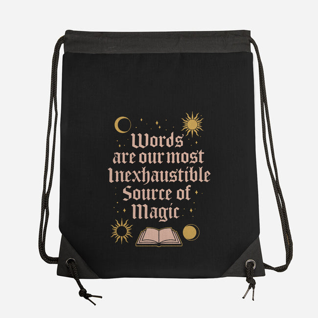 Source Of Magic-none drawstring bag-Thiago Correa