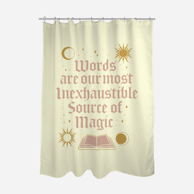 Source Of Magic-none polyester shower curtain-Thiago Correa