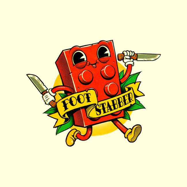 Foot Stabber-none glossy sticker-andremuller.art