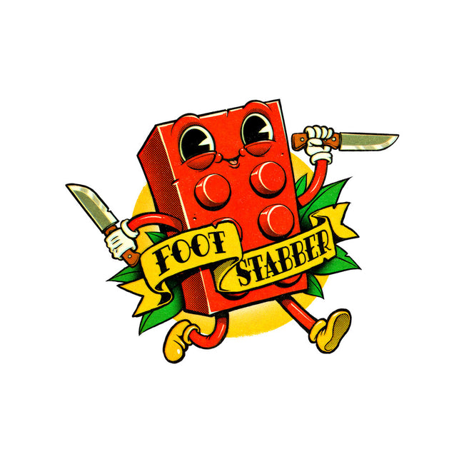 Foot Stabber-none glossy sticker-andremuller.art