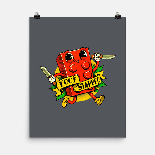 Foot Stabber-none matte poster-andremuller.art