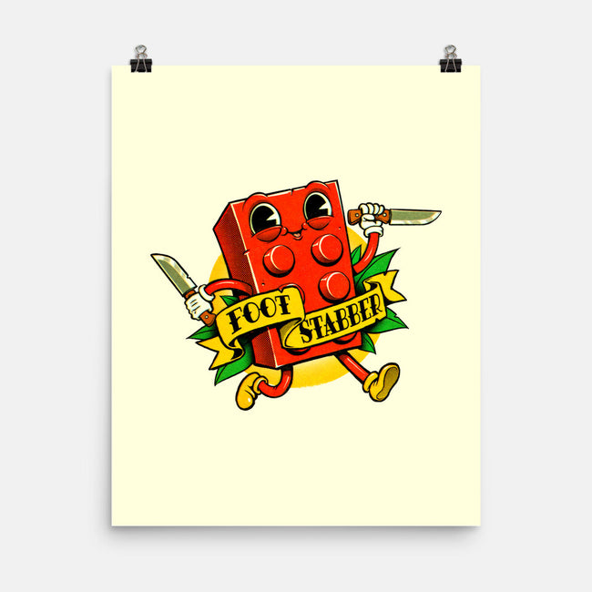 Foot Stabber-none matte poster-andremuller.art