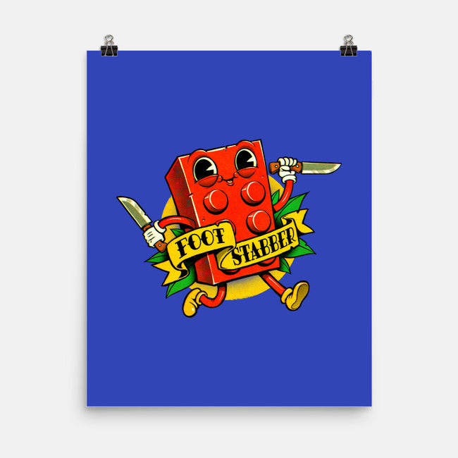 Foot Stabber-none matte poster-andremuller.art
