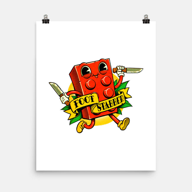 Foot Stabber-none matte poster-andremuller.art