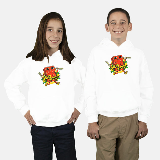 Foot Stabber-youth pullover sweatshirt-andremuller.art