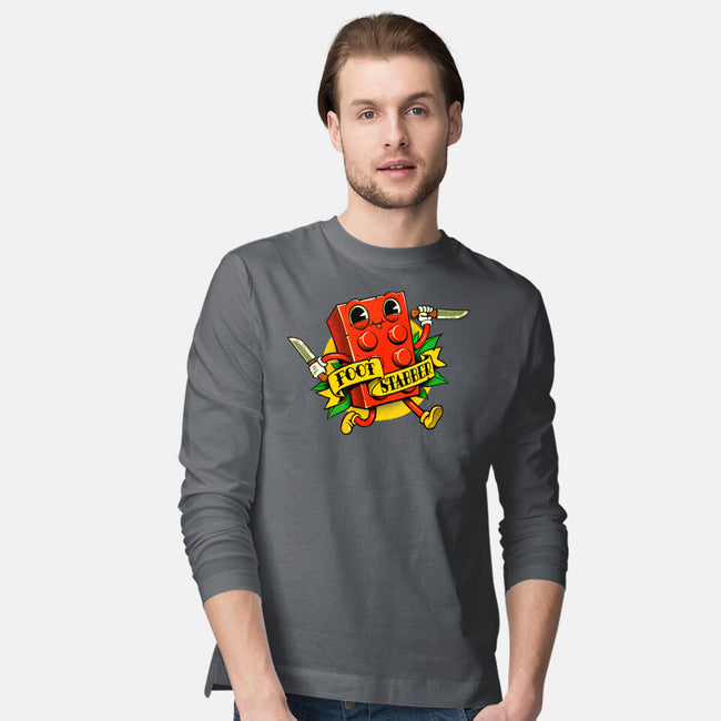 Foot Stabber-mens long sleeved tee-andremuller.art