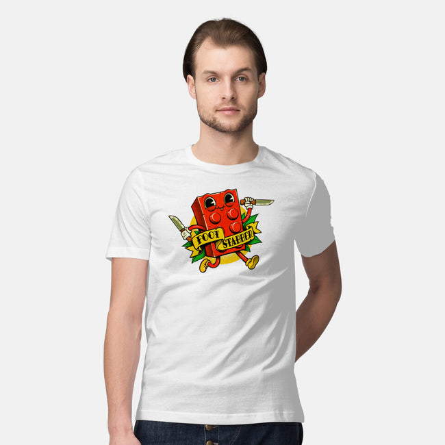 Foot Stabber-mens premium tee-andremuller.art