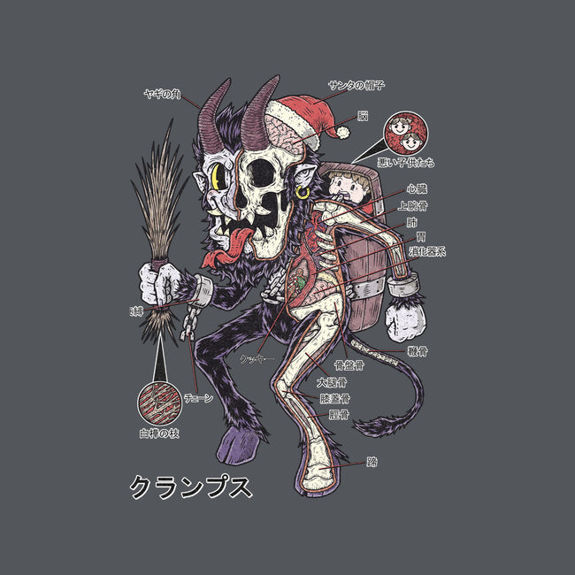 Krampus Anatomy-none stretched canvas-Firebrander