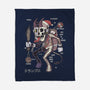 Krampus Anatomy-none fleece blanket-Firebrander