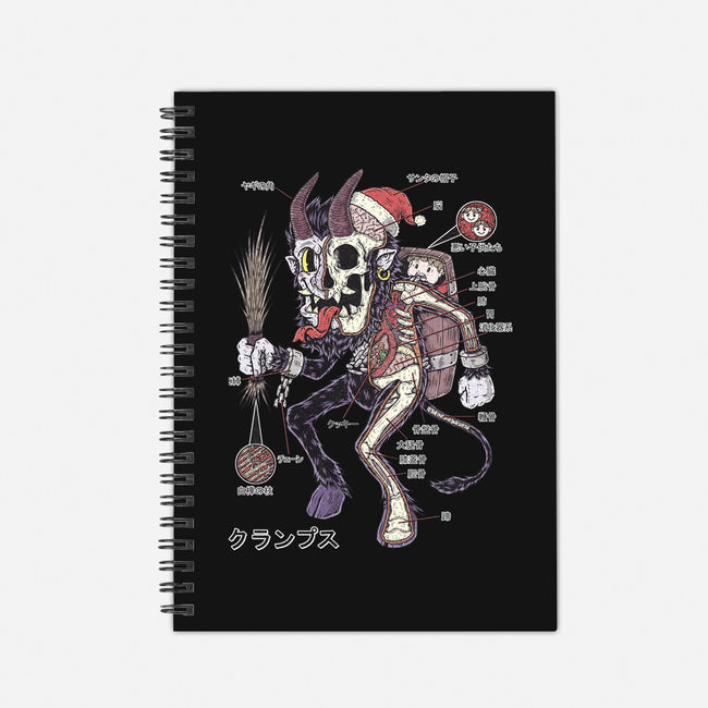 Krampus Anatomy-none dot grid notebook-Firebrander