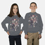 Krampus Anatomy-youth crew neck sweatshirt-Firebrander