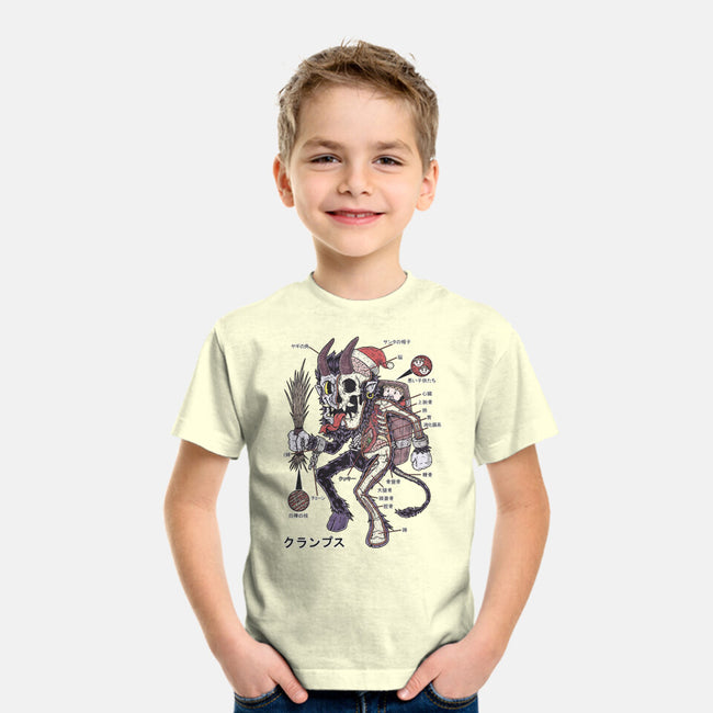 Krampus Anatomy-youth basic tee-Firebrander