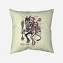 Krampus Anatomy-none removable cover w insert throw pillow-Firebrander