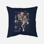 Krampus Anatomy-none removable cover w insert throw pillow-Firebrander