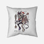 Krampus Anatomy-none removable cover w insert throw pillow-Firebrander