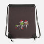 Christmas Fiction-none drawstring bag-jrberger