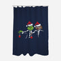 Christmas Fiction-none polyester shower curtain-jrberger