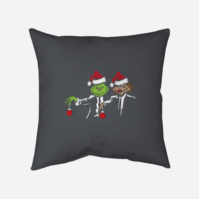 Christmas Fiction-none removable cover w insert throw pillow-jrberger