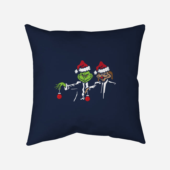 Christmas Fiction-none removable cover w insert throw pillow-jrberger