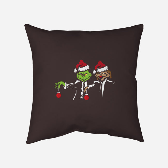 Christmas Fiction-none removable cover throw pillow-jrberger