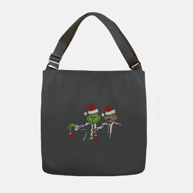 Christmas Fiction-none adjustable tote-jrberger