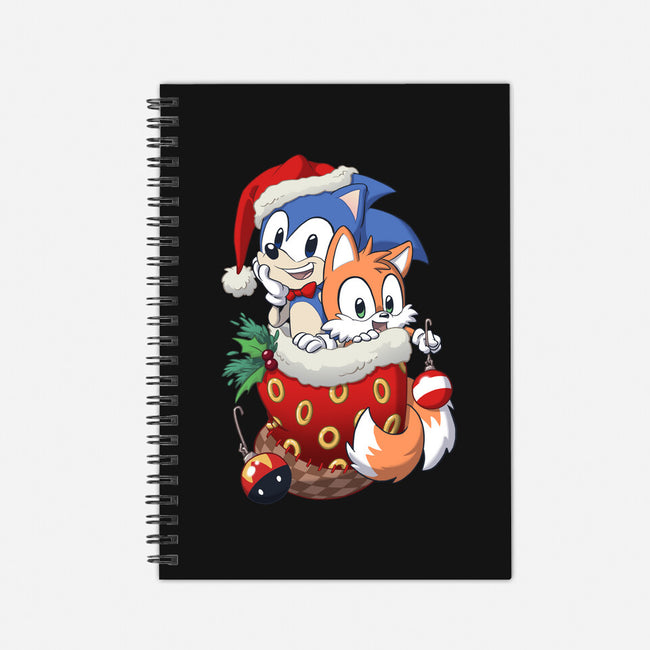 Stocking Stuffer Hedgehog-none dot grid notebook-DoOomcat