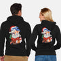 Stocking Stuffer Hedgehog-unisex zip-up sweatshirt-DoOomcat