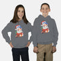 Stocking Stuffer Hedgehog-youth pullover sweatshirt-DoOomcat