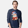 Stocking Stuffer Hedgehog-mens long sleeved tee-DoOomcat