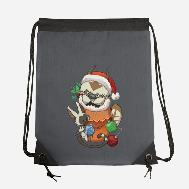 Stocking Stuffer Elemental-none drawstring bag-DoOomcat
