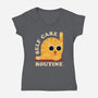 Self Care Routine-womens v-neck tee-zawitees