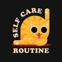 Self Care Routine-none glossy sticker-zawitees