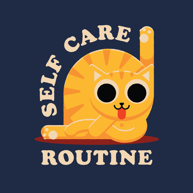 Self Care Routine-none polyester shower curtain-zawitees
