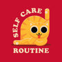 Self Care Routine-none glossy sticker-zawitees