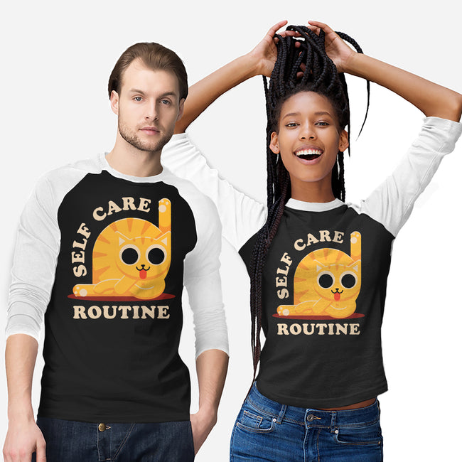 Self Care Routine-unisex baseball tee-zawitees