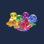 Melting Dice-none removable cover w insert throw pillow-zascanauta