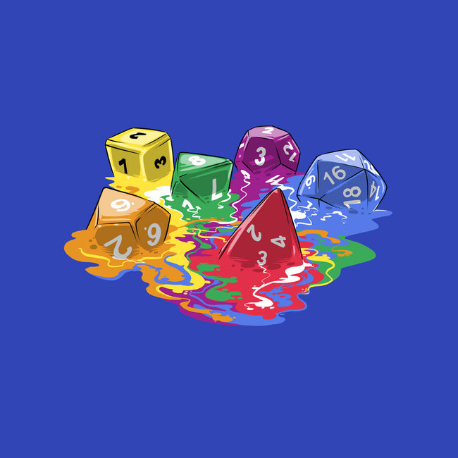 Melting Dice-none glossy sticker-zascanauta