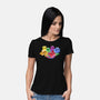 Melting Dice-womens basic tee-zascanauta