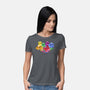 Melting Dice-womens basic tee-zascanauta